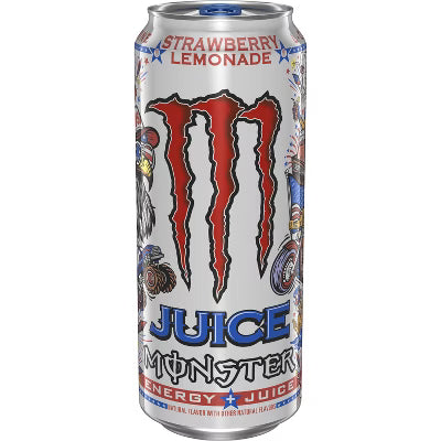 Monster Juice Strawberry Lemonade 16 Fl Oz