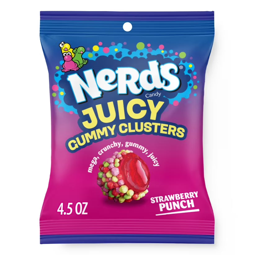Nerds Juicy Gummy Clusters Strawberry Punch 4.6 oz