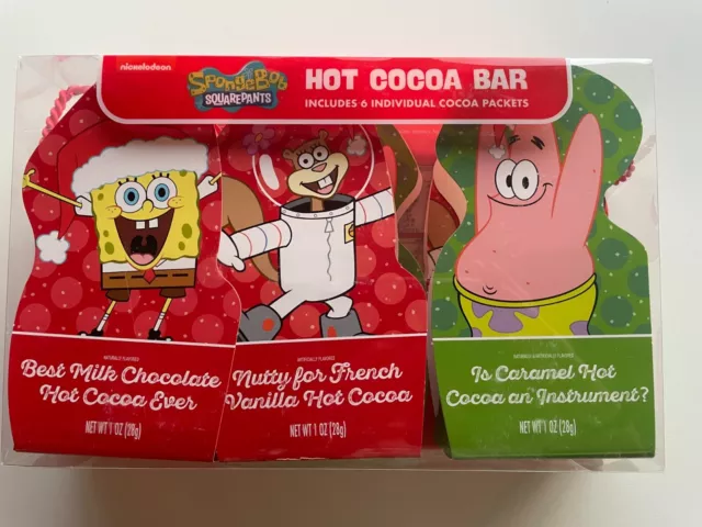 Hot Cocoa Bar Sponge Bob Squarepants 6 Oz