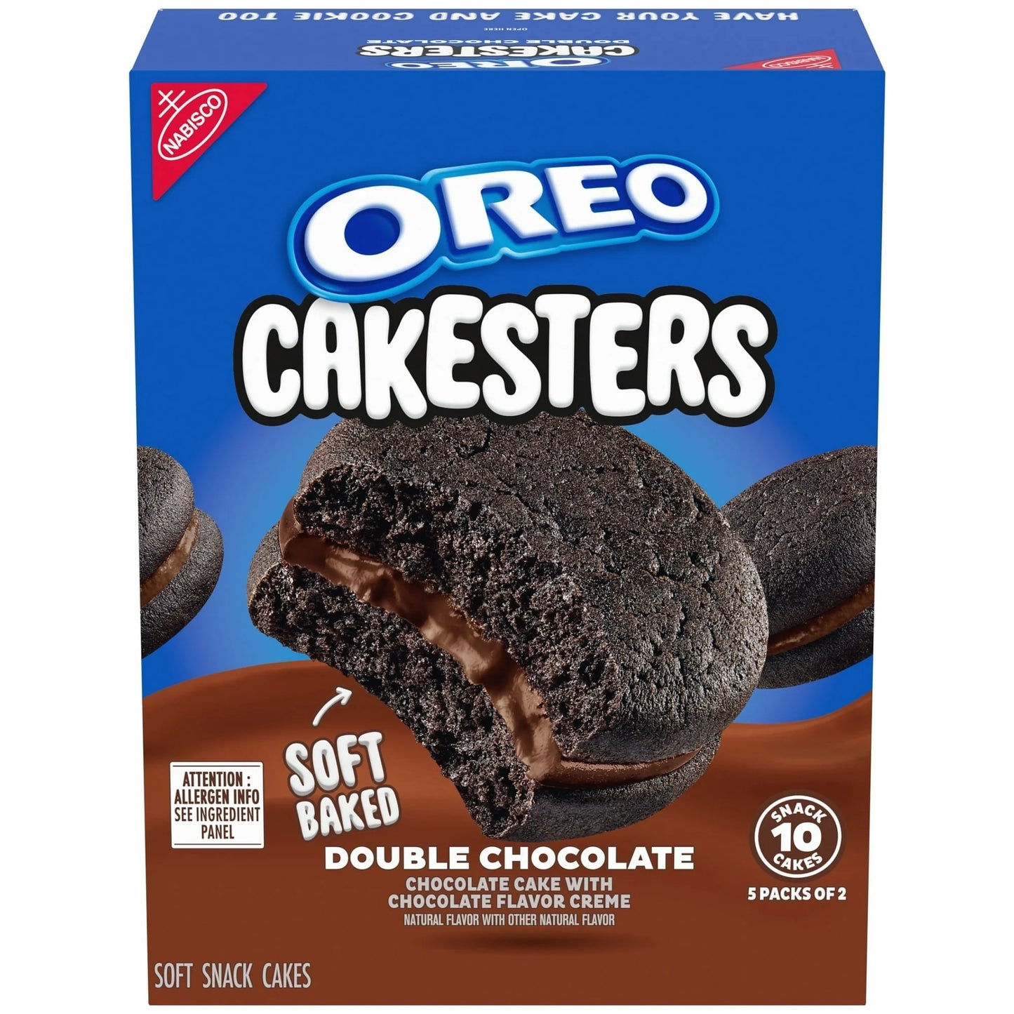 Oreo Cakesters Double Chocolate 5-2.02 Oz
