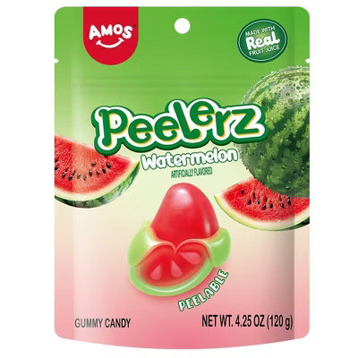 Amos Peelerz Gummy Watermelon 4.25 oz