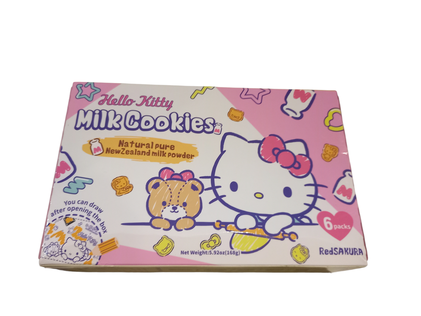 Hello Kitty Milk Cookies Natural Pure 5.92Oz