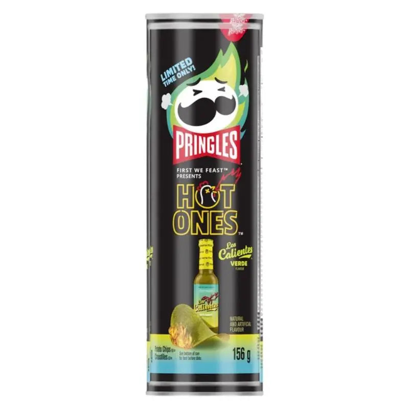 Pringles Hot Ones Los Calientes Verde 5.5 Oz