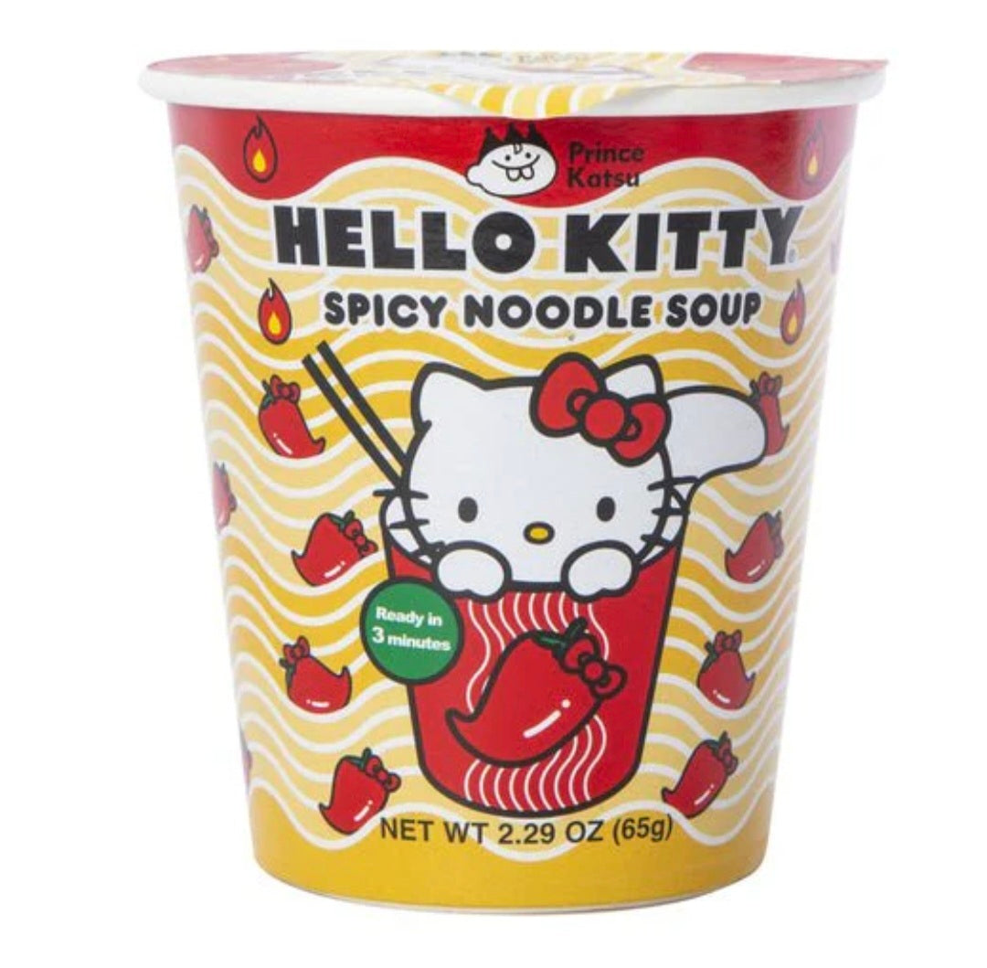 Hello Kitty Spicy Noodle Soup 2.29Oz