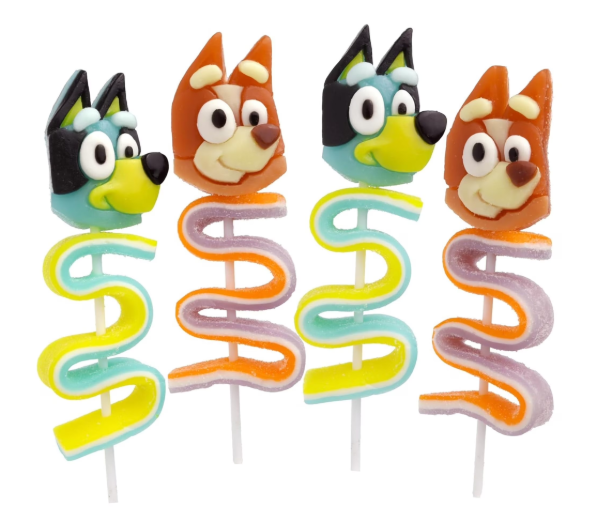 Bluey Sweet Gummy Sour Pops 1 Ct