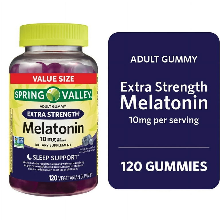 Spring Valley Melatonin Extra Strength 10 Mg 120 Ct