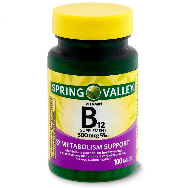 Spring Valley B12 60 Tablets