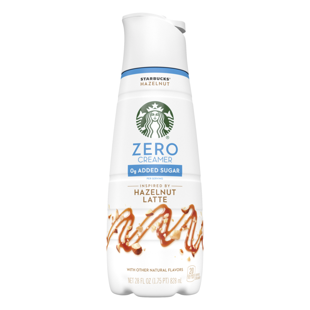 Starbucks Zero Sugar Creamer Hazelnut Latte 28 Oz