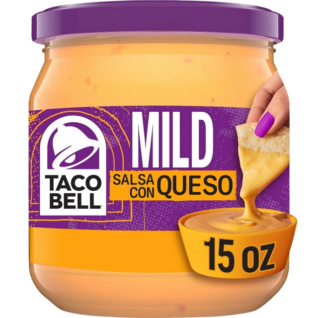 Taco Bell Mild Salsa Con Queso 15 Oz