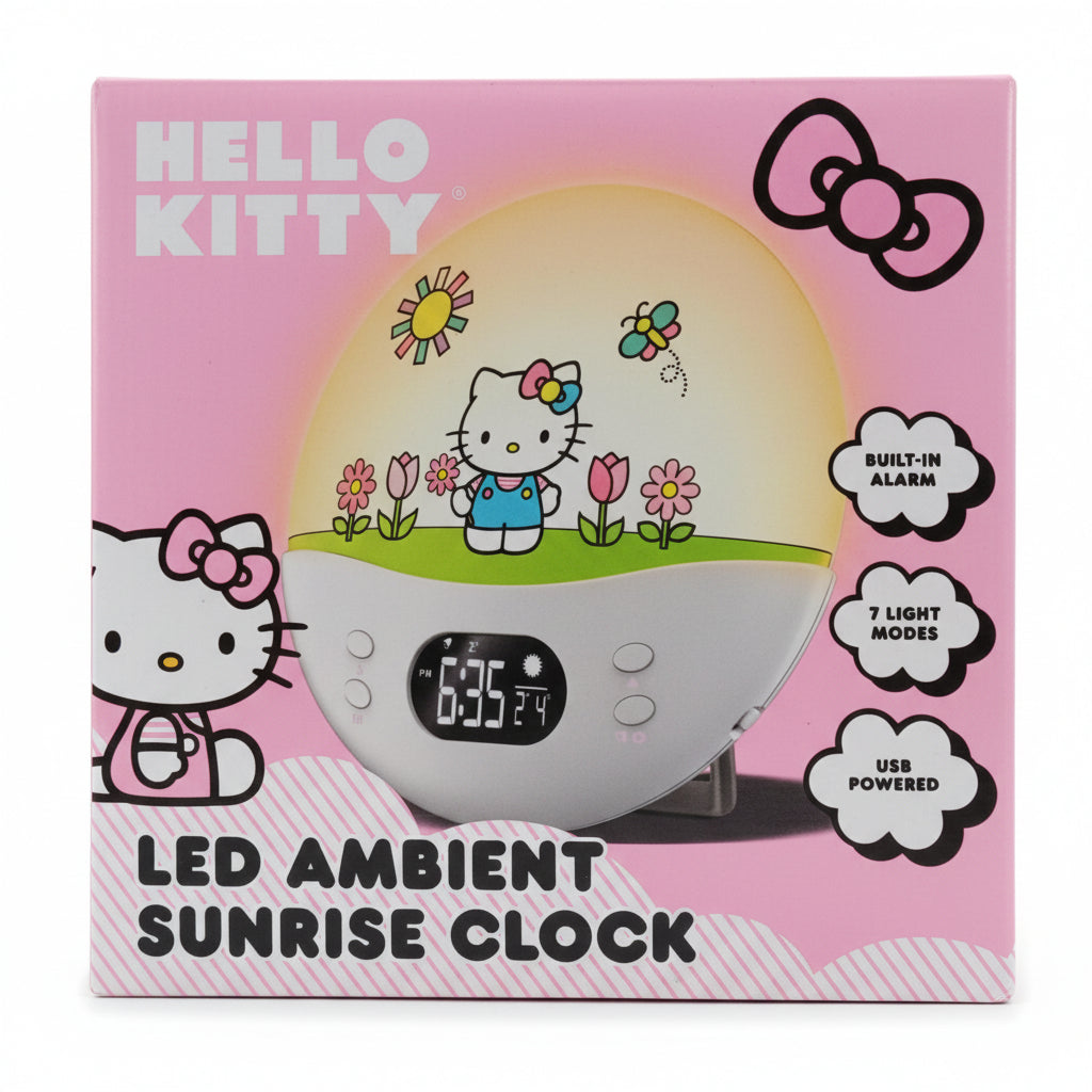 Hello Kitty Led Ambient Sunrise Clock