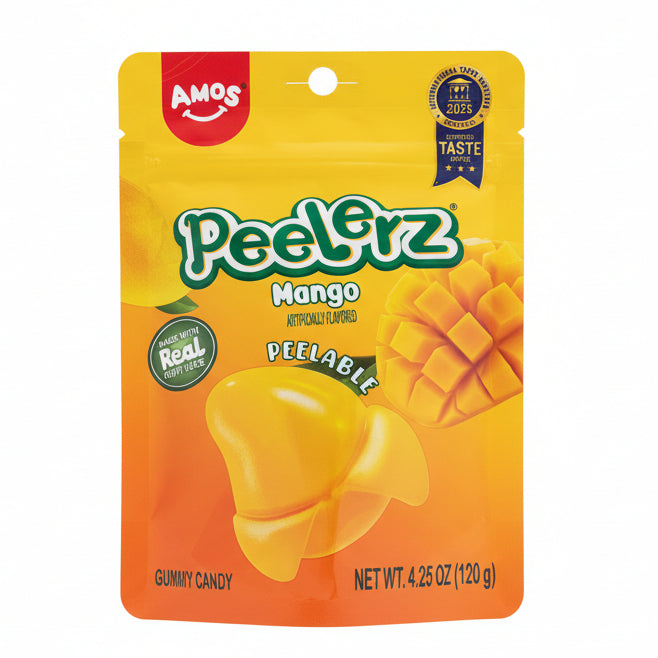 Amos Peelerz Gummy Mango 4.25 oz 120g