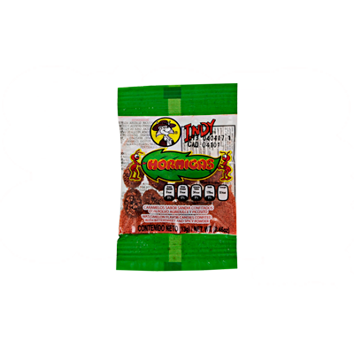 Indy Hormigas Sabor Sandía Confitados Con Polvo Agridulce Y Picosito 13G