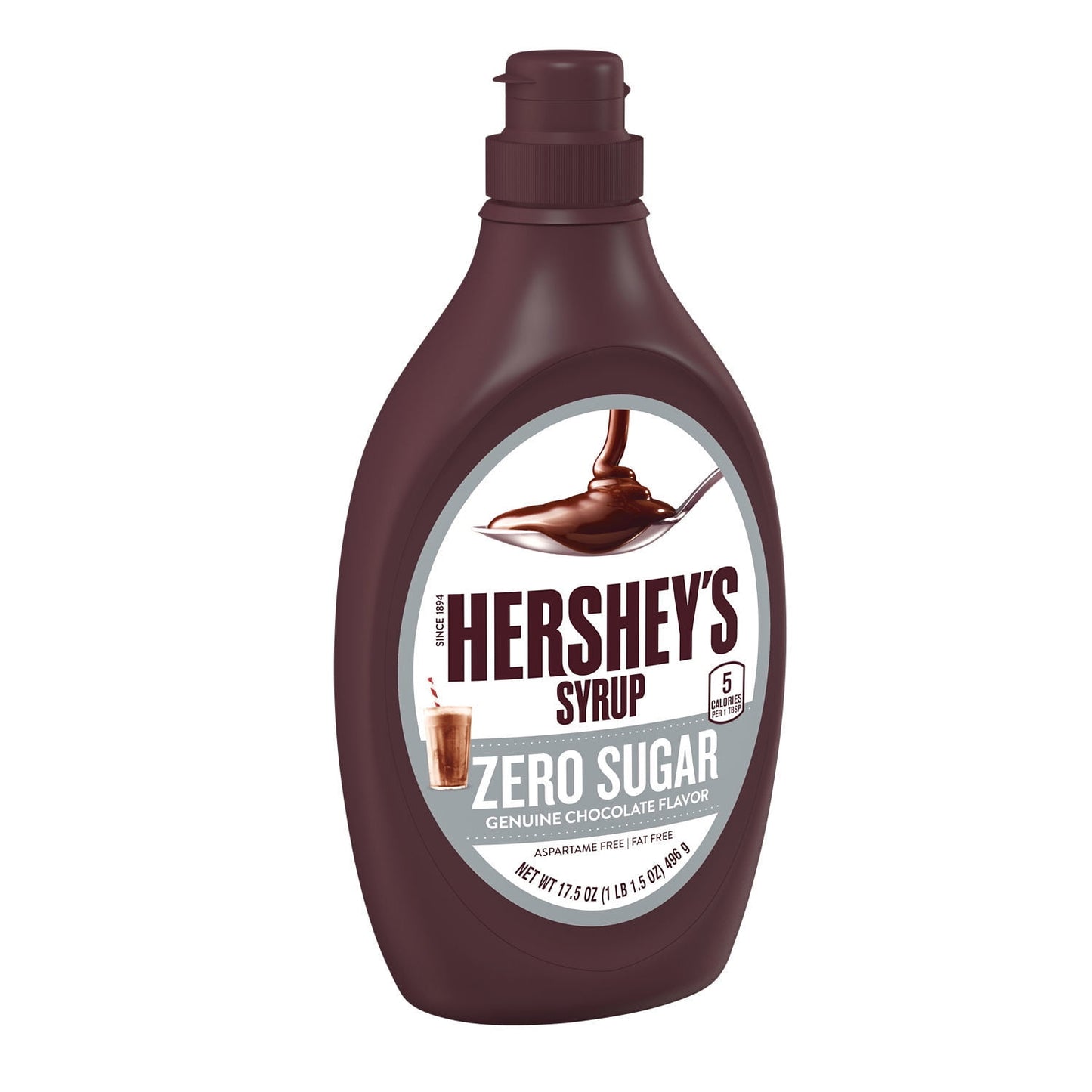 Hersheys Syrup Zero Sugar 17.5 Oz
