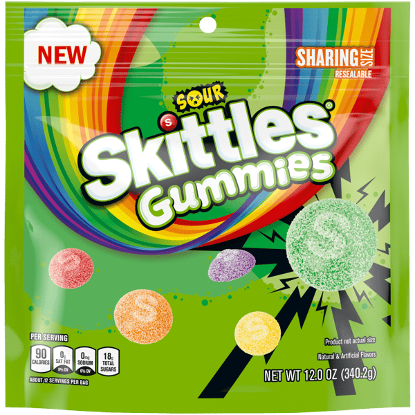 Skittles Sour Gummies 12 Oz