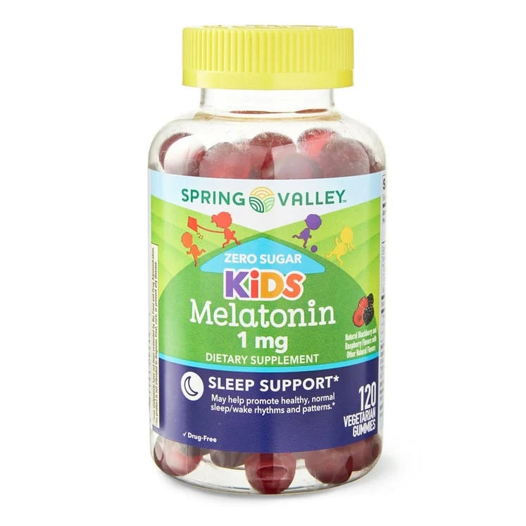 Spring Valley Kids Zero Sugar Melatonin 1 Mg 60 gummies