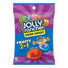Jolly Rancher Hard Candy Fruity 2 In 1 6.5 Oz