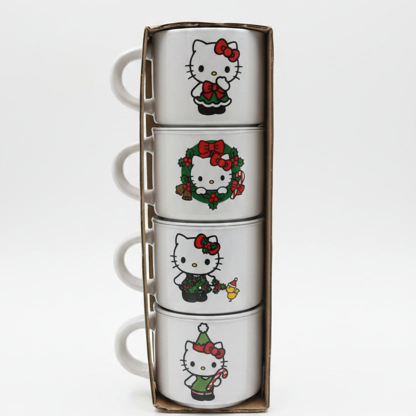 Hello kitty Stacked Ceramic Mugs
