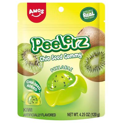 Amos Peelerz Gummy Kiwi 4.25 oz 120g