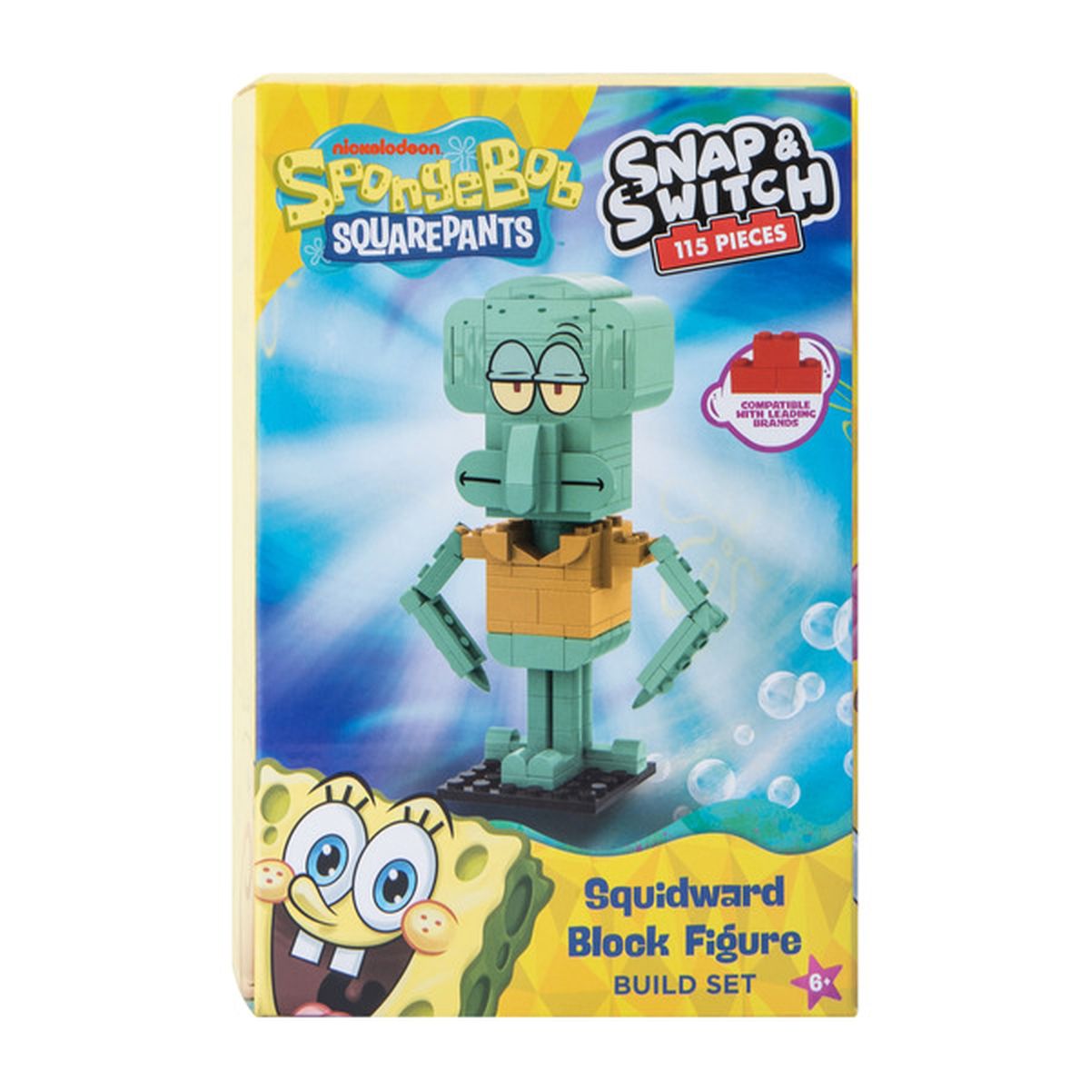 Spongebob Squarepants Snap y Switch 129pieces Calamardo