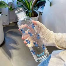 Botella Stitch Transparente