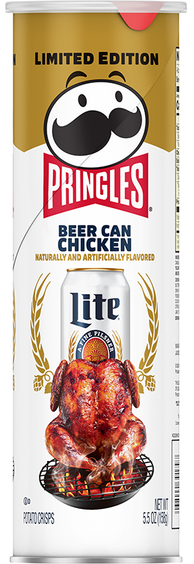Pringles Miller Lite Beer Can Chicken Limited Edition 5.5 Oz
