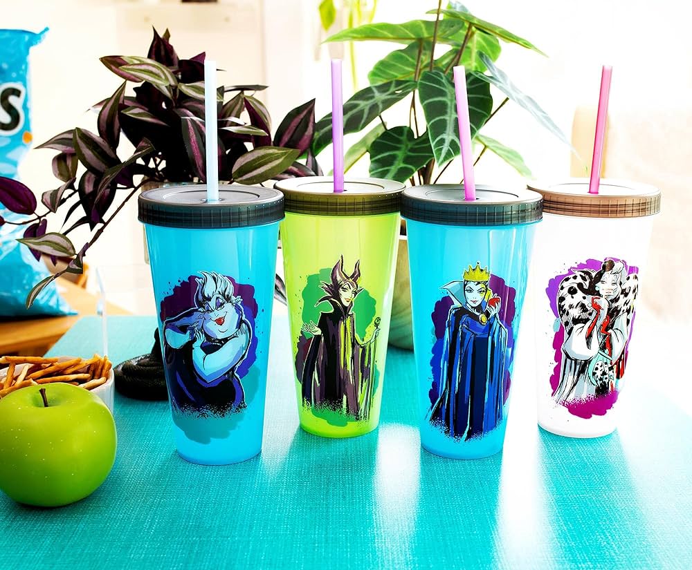 Tumbler 4 Set Villans 24Oz