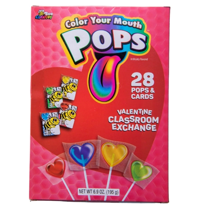 Color Your Mouth Pops 2.9 Oz