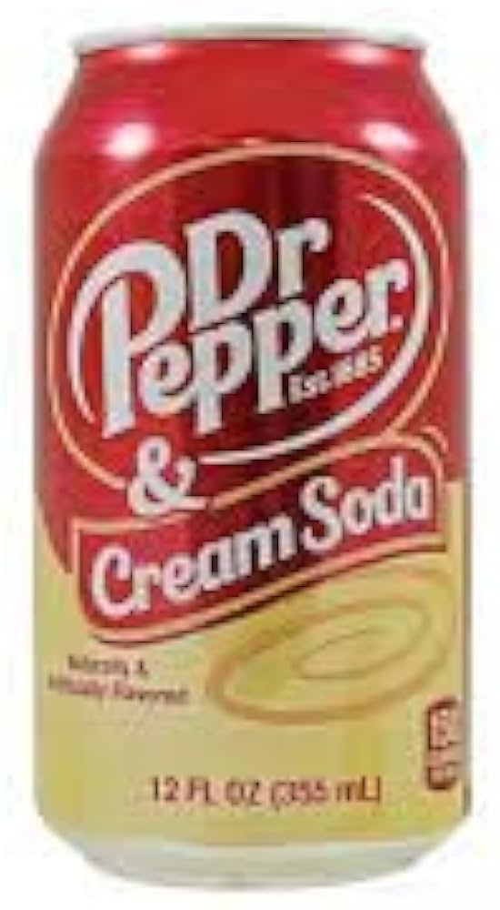 Dr. Pepper & Cream Soda 12 Oz