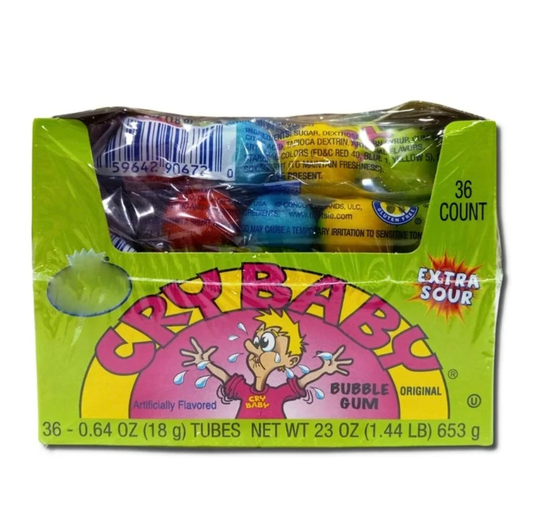 Cry Baby Bubble Gum Unidad 0.64 Oz