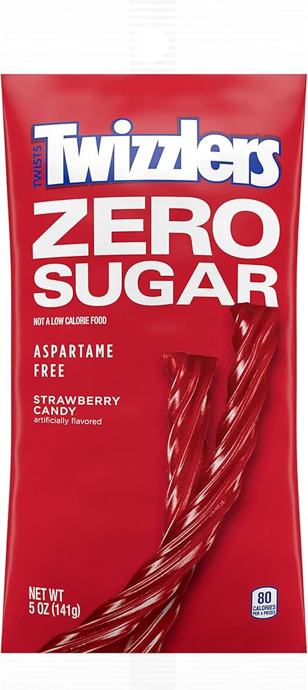 Twizzlers Zero Sugar Strawberry Candy 5 Oz