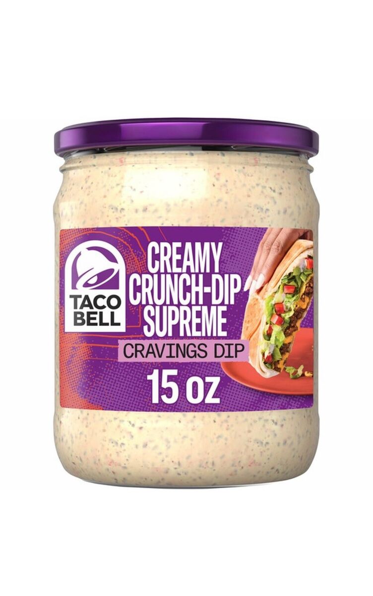 Taco Bell Creamy Crunch-Dip Supreme 15 Oz