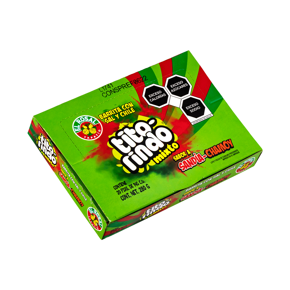 El Rosal Titorindo Mixto Sabor Sandia-Chamoy 1 Ct