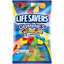 Life Savers Gummies Collisions 2 Flavors In 1 7 Oz