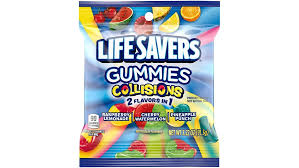Life Savers Gummies Collisions 2 Flavors In 1 3.22 Oz