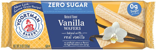 Voortman Bakery Vanilla Wafers Zero Sugar 9 Oz
