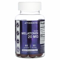 Vitamatic Vegan Melatonin 20 Mg 60 Gummies