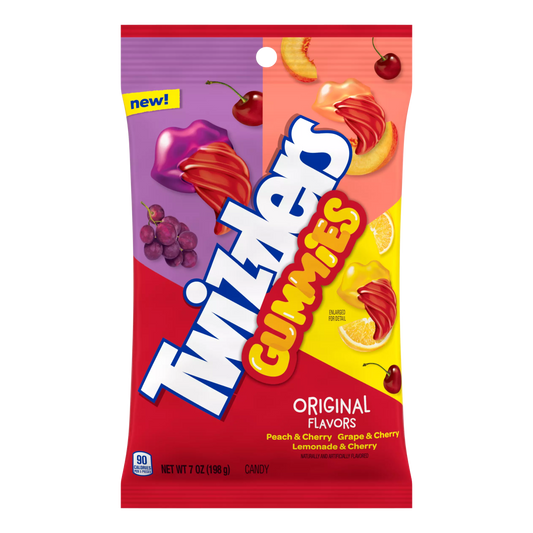 Twizzlers Gummies Original Flavors Candy 7Oz