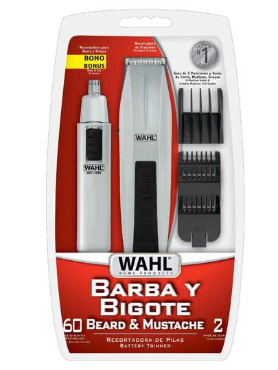 Wahl Bigote Y Barba Recortadora De Pilas
