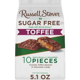 Russell Stover Sugar Free Toffee 10 Pieces 5.1 Oz