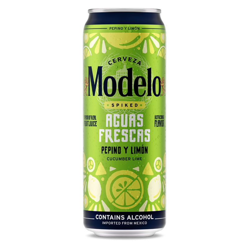 Cerveza Modelo Spiked Agua Frescas Pepino y Limon 12 oz