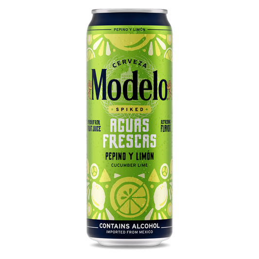 Cerveza Modelo Spiked Agua Frescas Pepino y Limon 12 oz