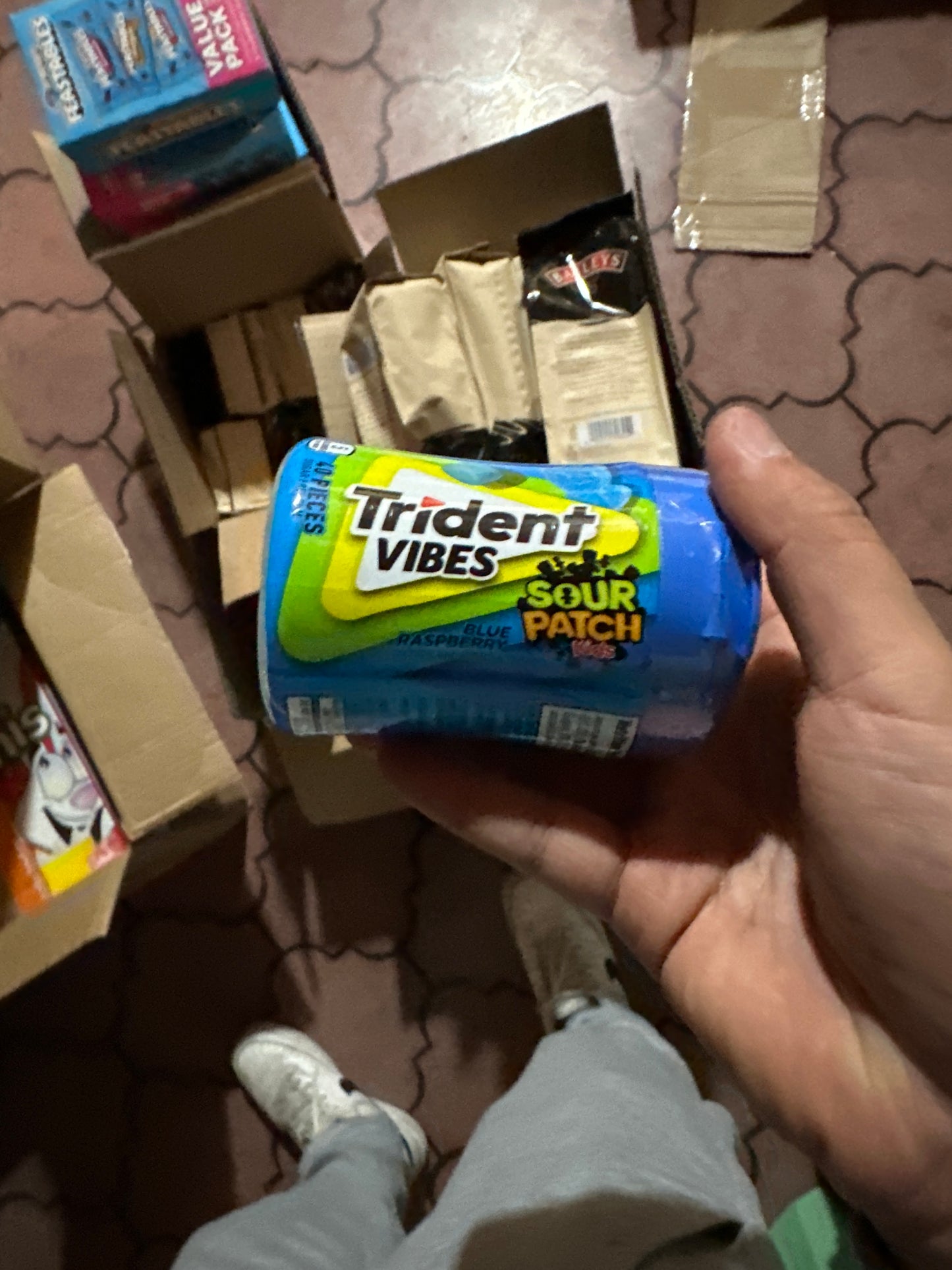 Trident Vibes Sour Patch Kids Blue Raspberry 40 ct