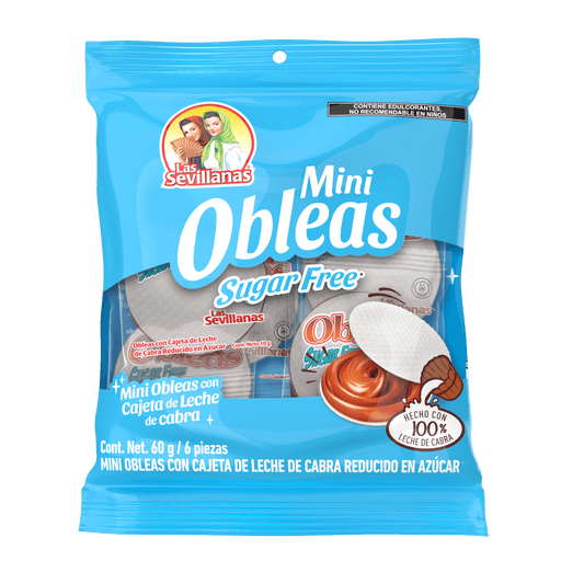 Las Sevillanas Mini Obleas Sugar Free Pack 6