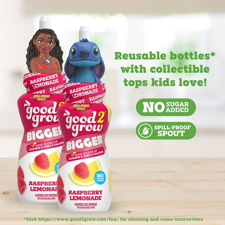 Good 2 Grow Bigger Raspberry Lemonade No Sugar Added 10 Fl Con Cabeza