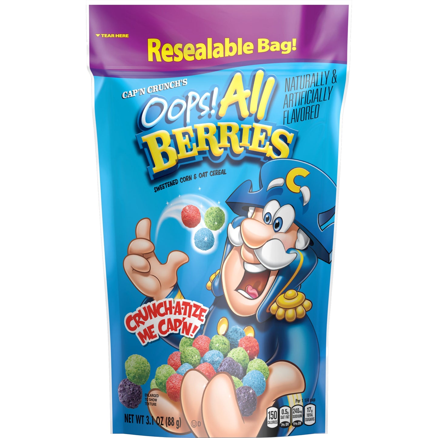 Cap'N Crunch'S Oops! All Berries 3.1 Oz