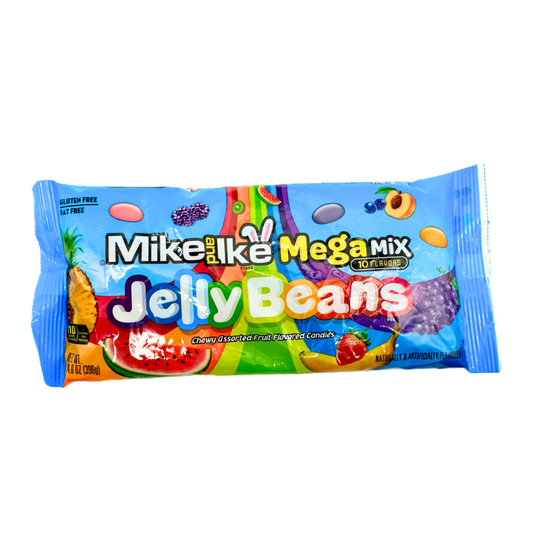 Mike and Ike Mega Mix 10 Flavors Jelly Beans 4 oz