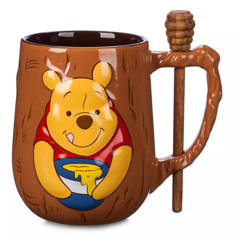 Winnie the Pooh Mug and Honey Dipper Set