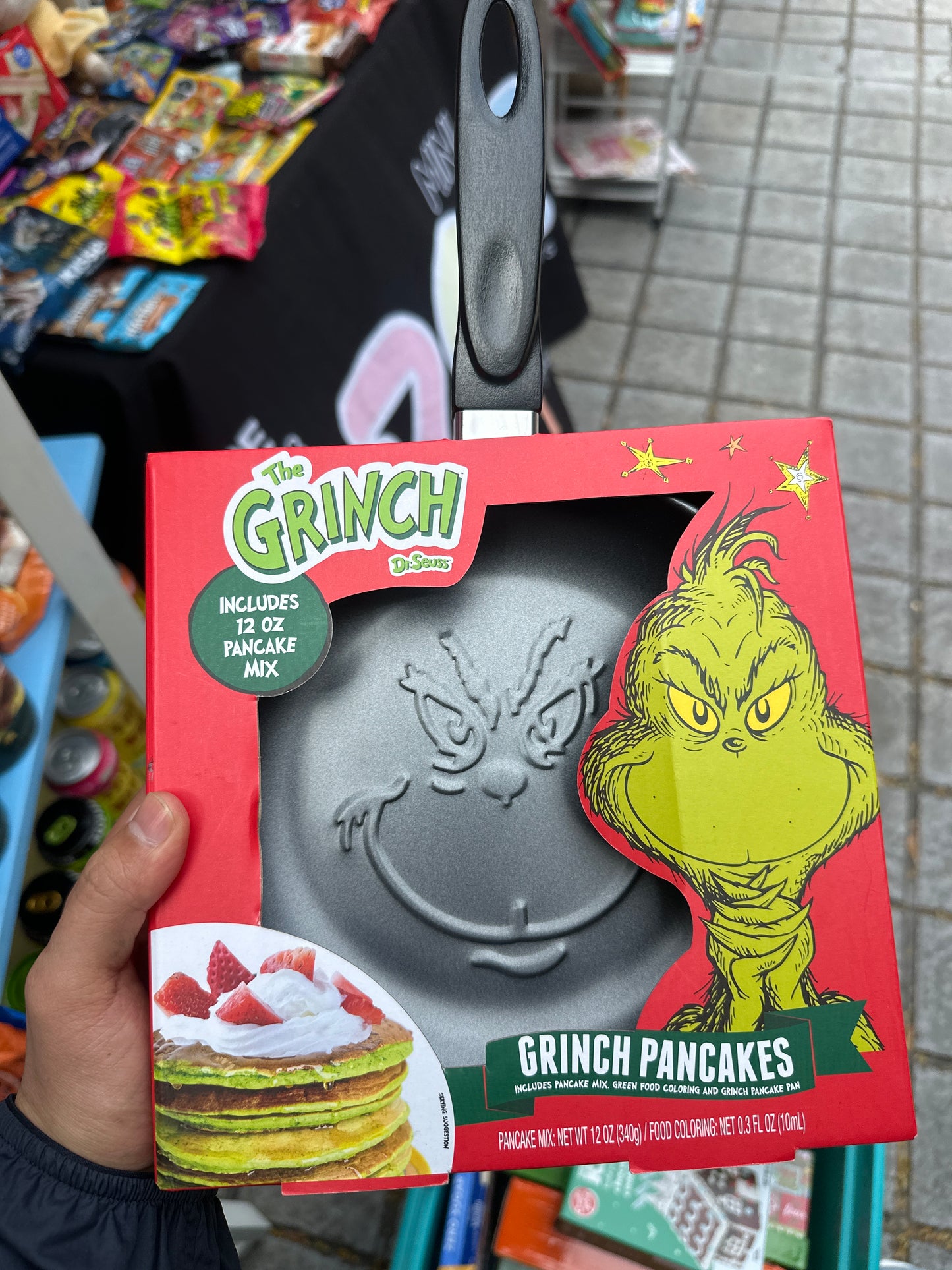 The Grinch Dr Seuss Pancakes 12 oz