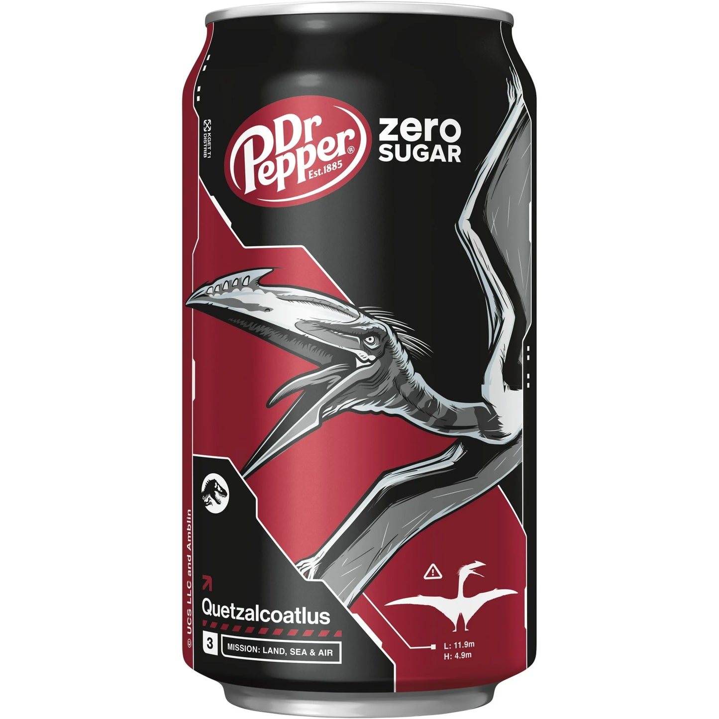 Dr Pepper Zero Sugar 12 Fl Oz