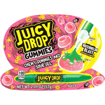 Juicy Drop Gummies and Sour Gel 2.01 oz